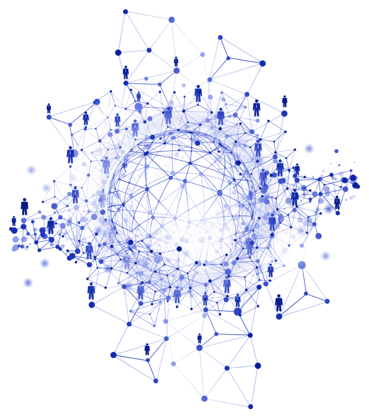 Network of connected people